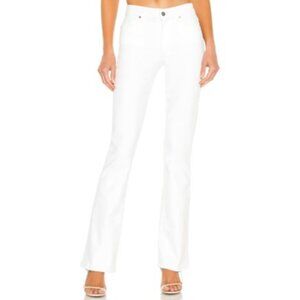 PAIGE High Rise Manhattan Boot Cut Jeans - NWT, White, Sz 27